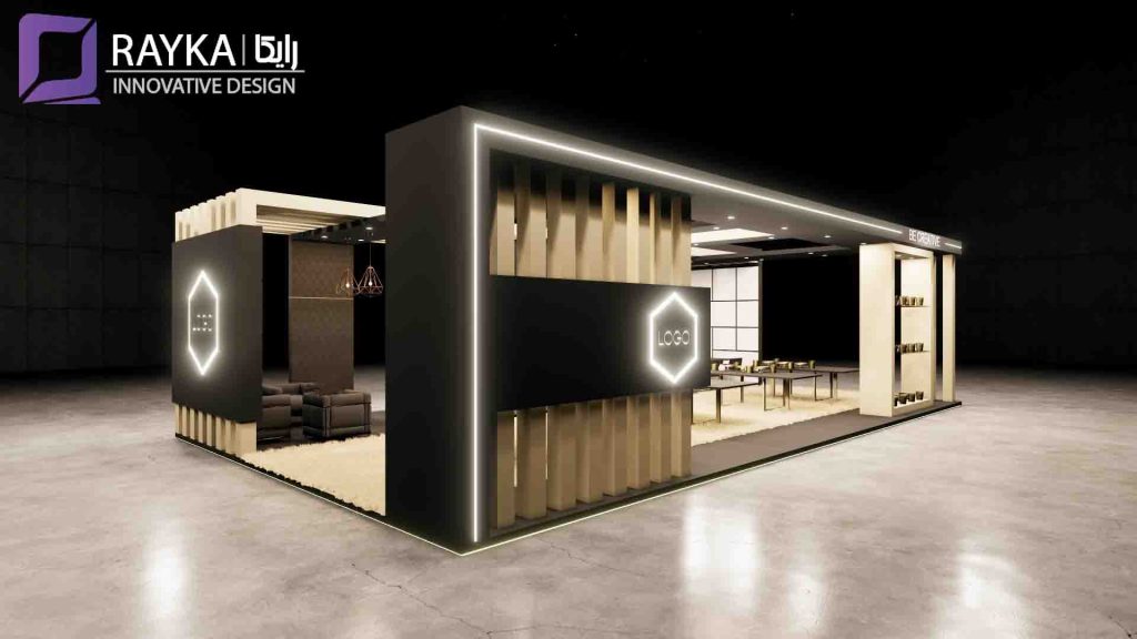 طراحی غرفه نمایشگاهی مدرن